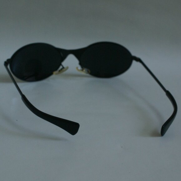 NWOT True Vintage 90's Sports Wire Wrap around style smoke mirror lens sunglass - Picture 4 of 5